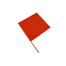 Yol Çalışma Bayrağı - Kırmızı - 38x38 cm,GE 6040
